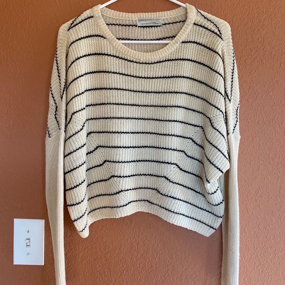 Urban Outfitters Crop Striped Sweater